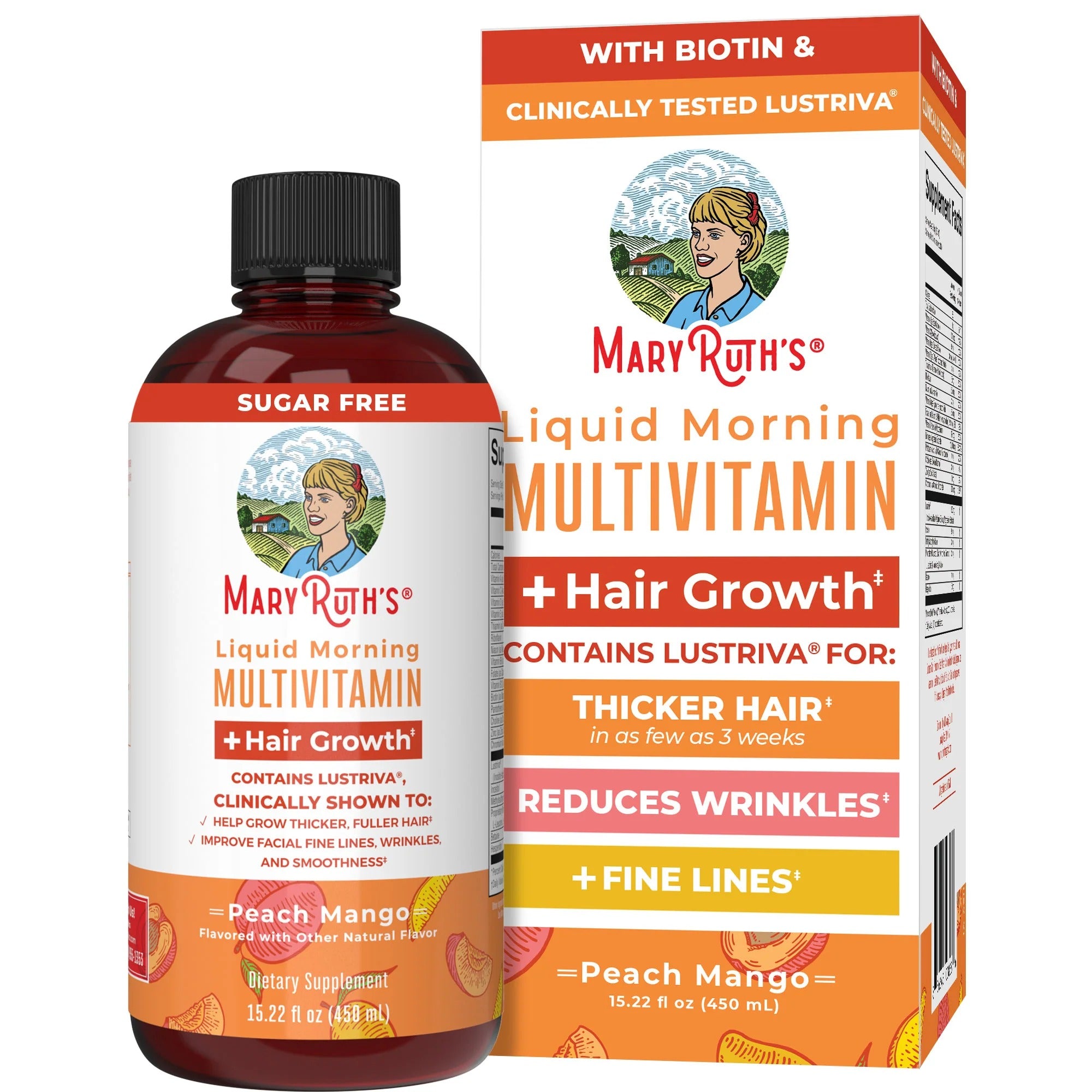 Liquid Morning Multivitamin + Hair Growth